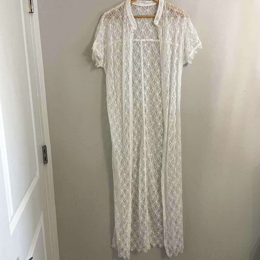 White Lace Kimono